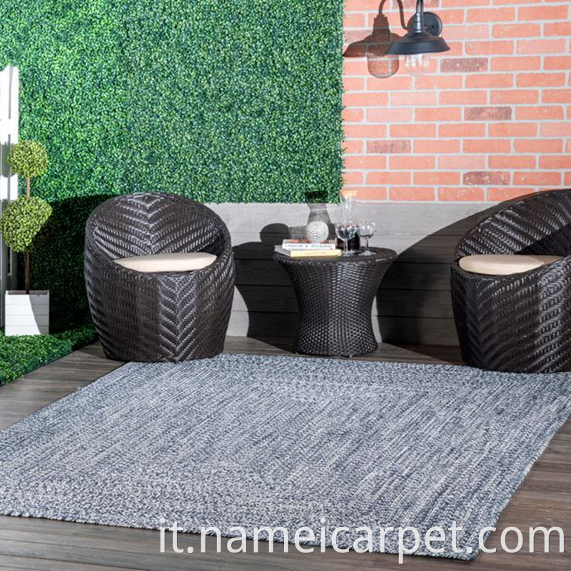Polypropylene Braided Patio Outdoor Carpet Area Rug Floor Mats 53
